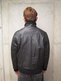 BLACK LEATHER JACKET