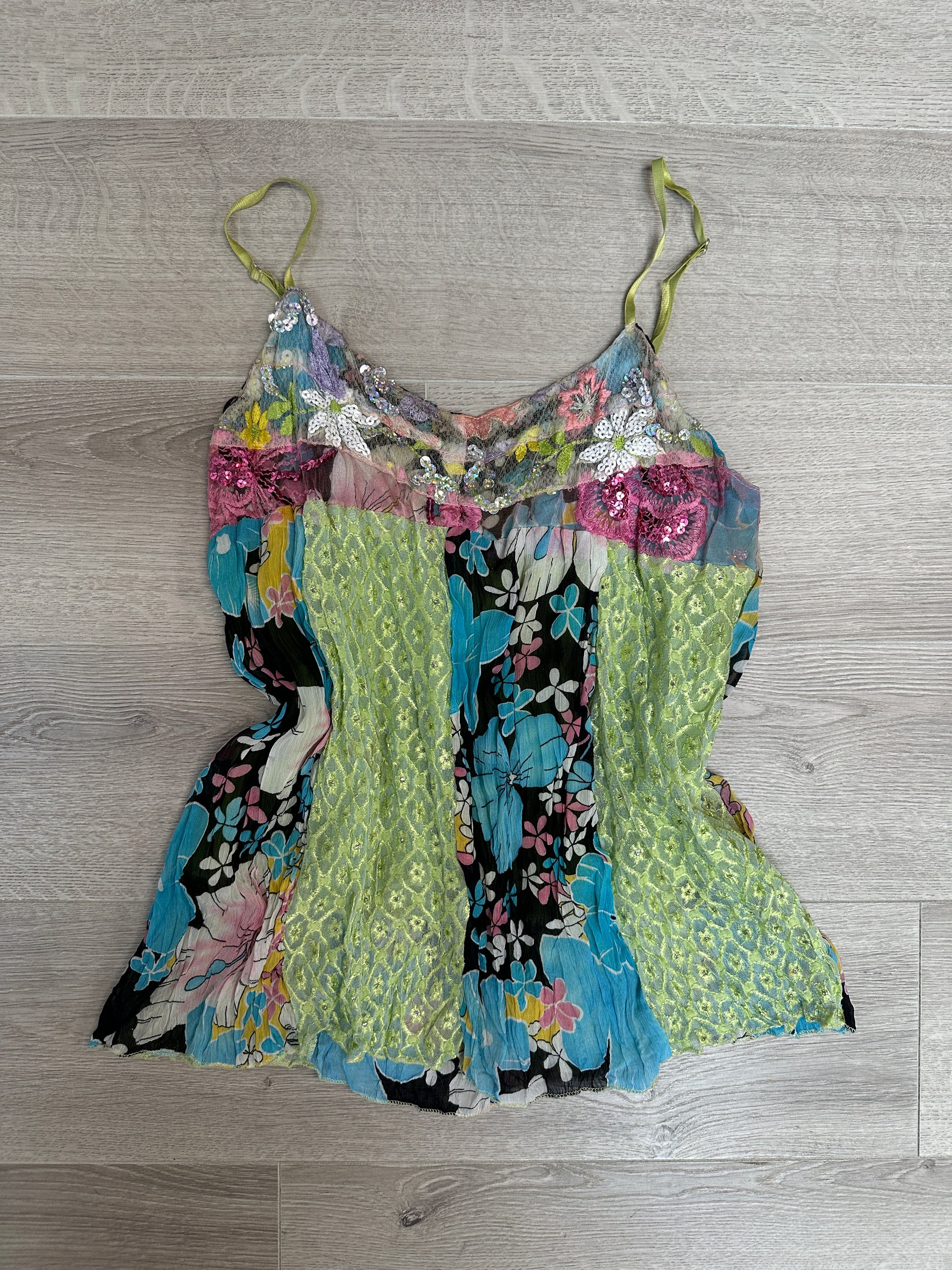 FLOWER COLOURFUL TOP