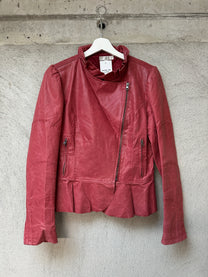 RED LEATHER JACKET