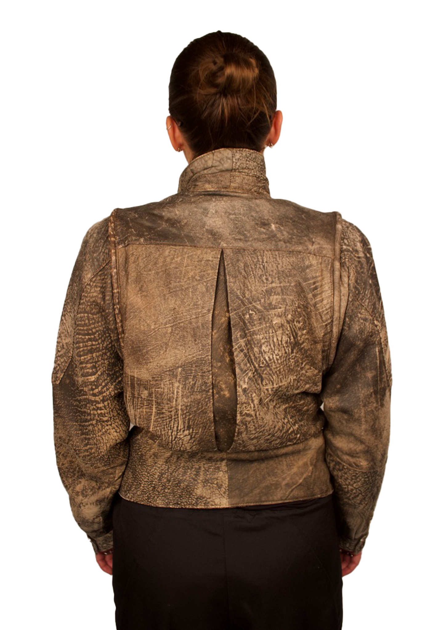 BROWN LEATHER JACKET