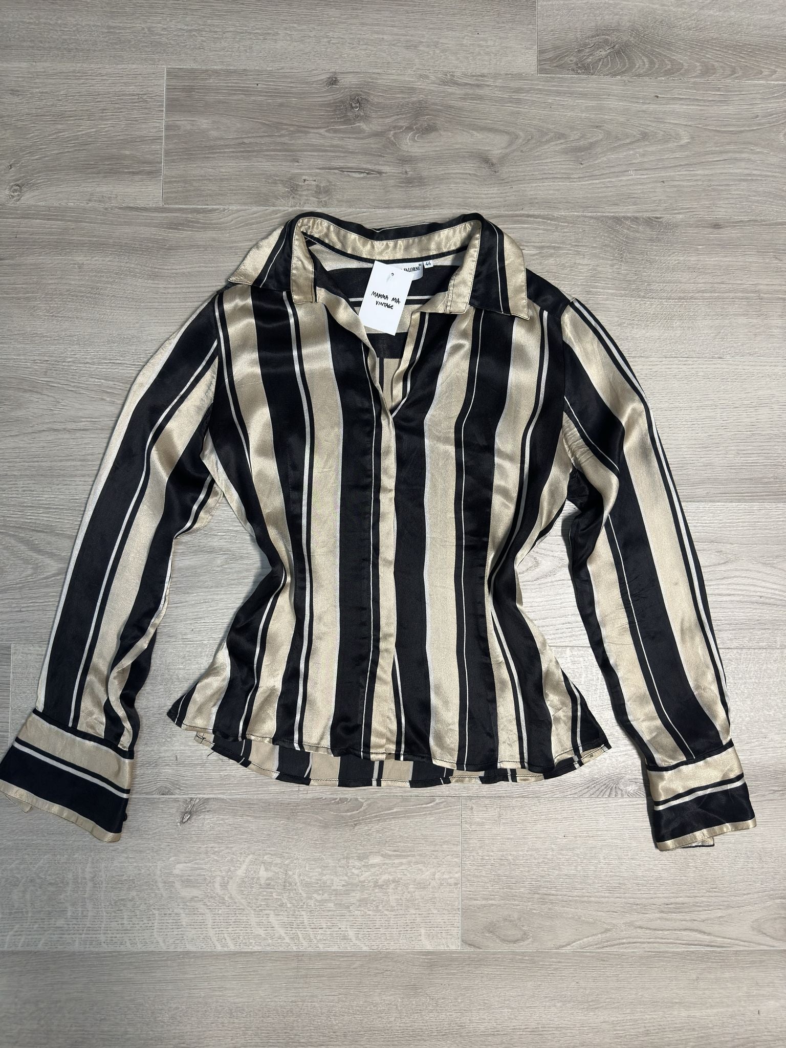 SILK STRIPED SHIRT