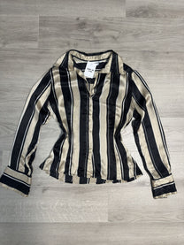 SILK STRIPED SHIRT