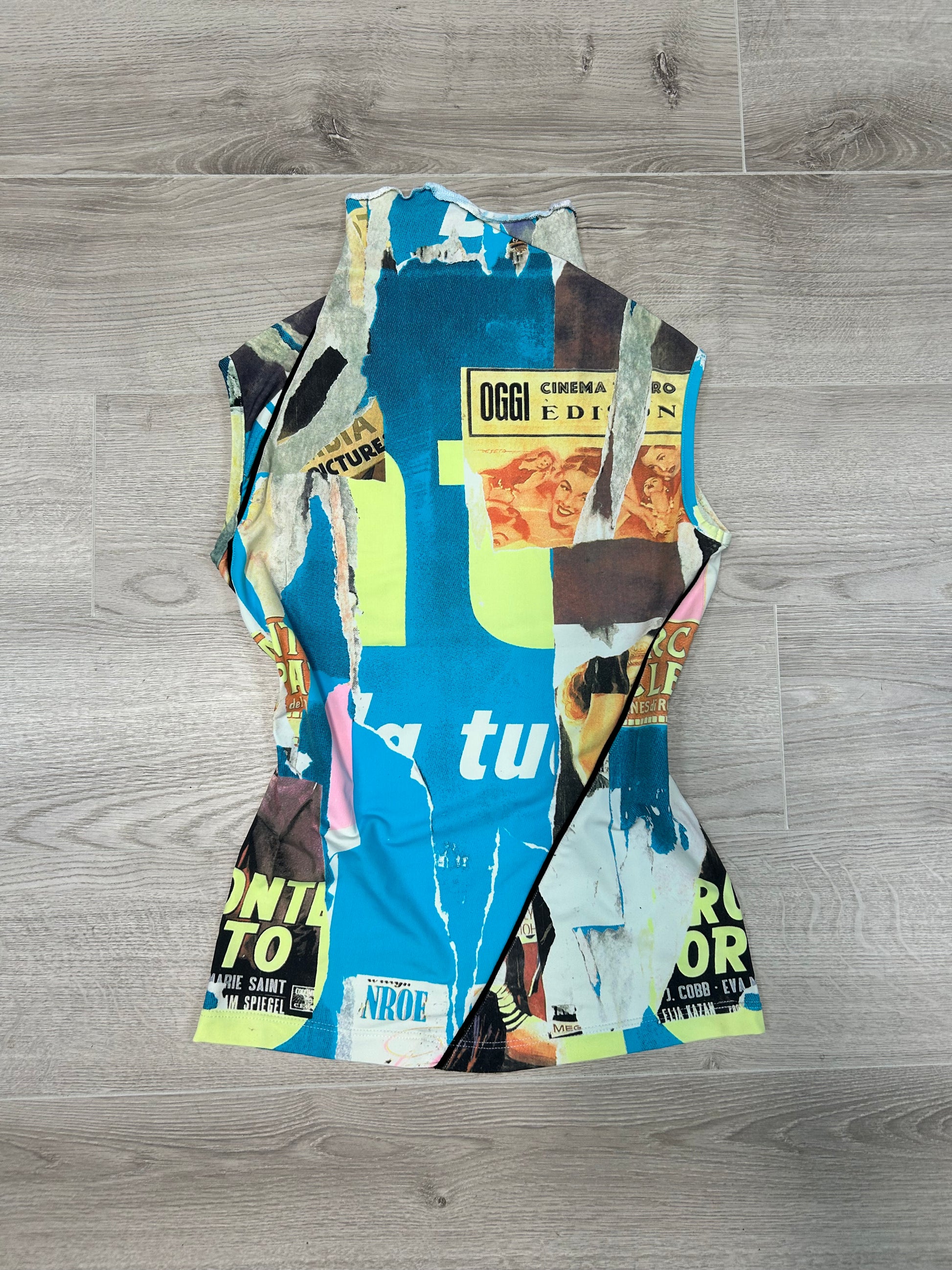 PRINTED HIGHNECK TOP