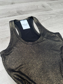 BLACK GLITTER TOP