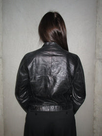 BLACK LEATHER JACKET