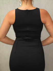 BLACK MINI DRESS