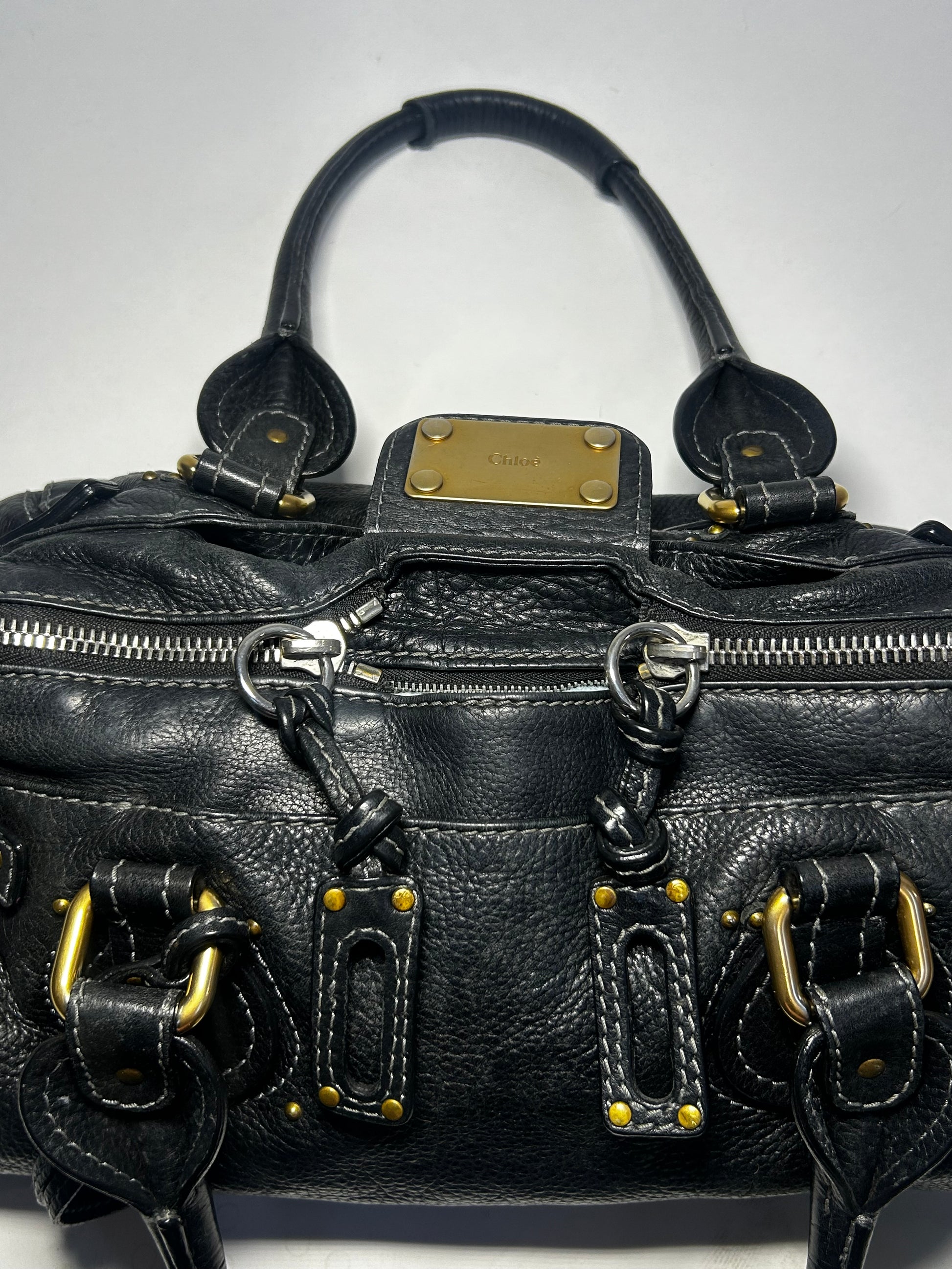 CHLOÉ PADDINGTON LEATHER HANDBAG