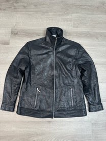 BLACK LEATHER JACKET