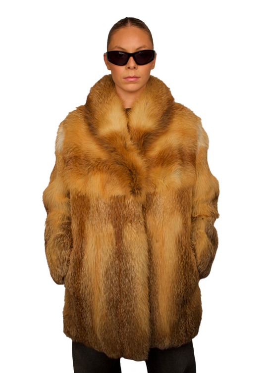 RED FOX FUR COAT