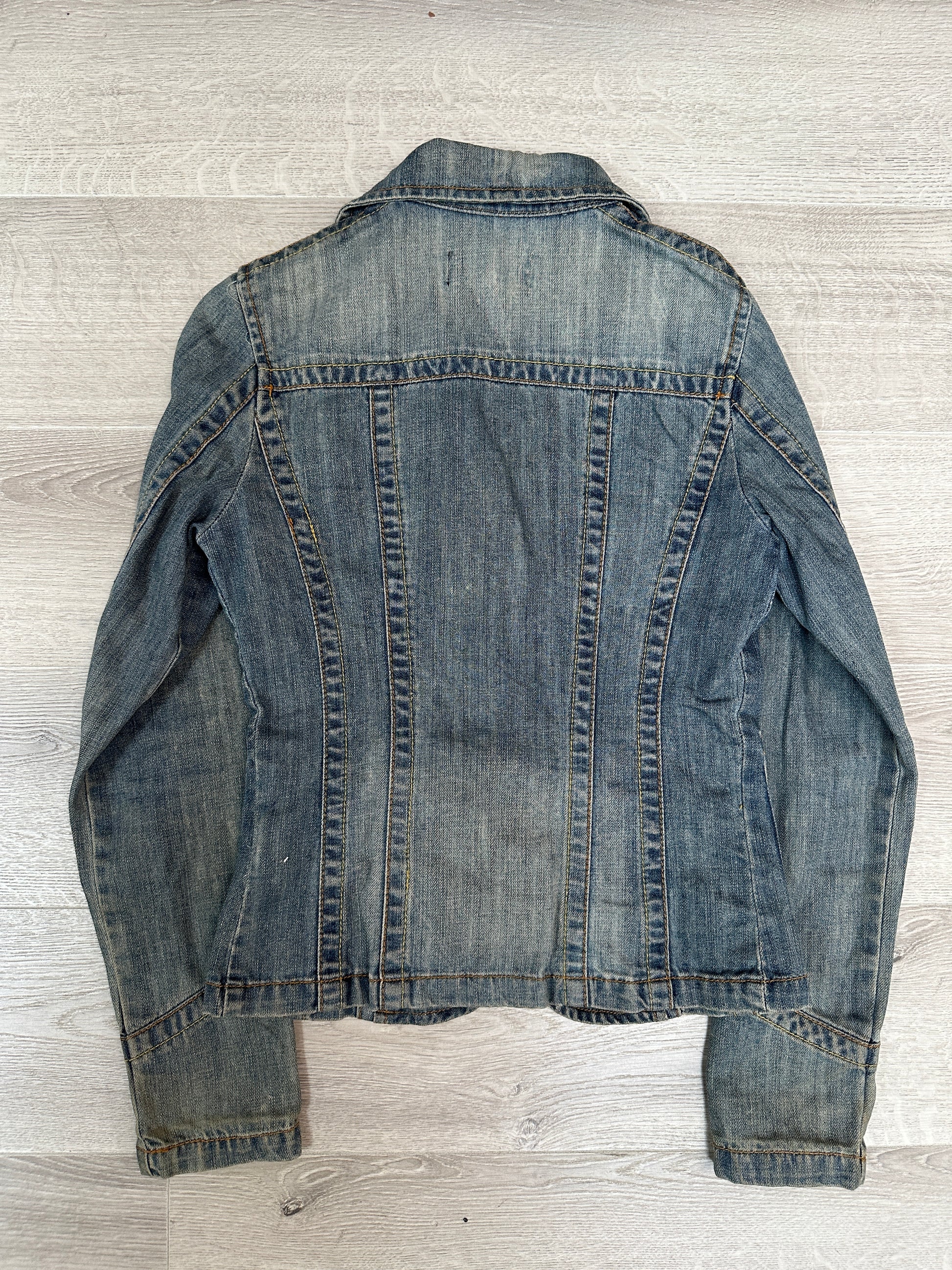 DENIM JACKET WITH STONES