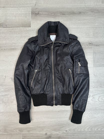 BLACK LEATHER JACKET