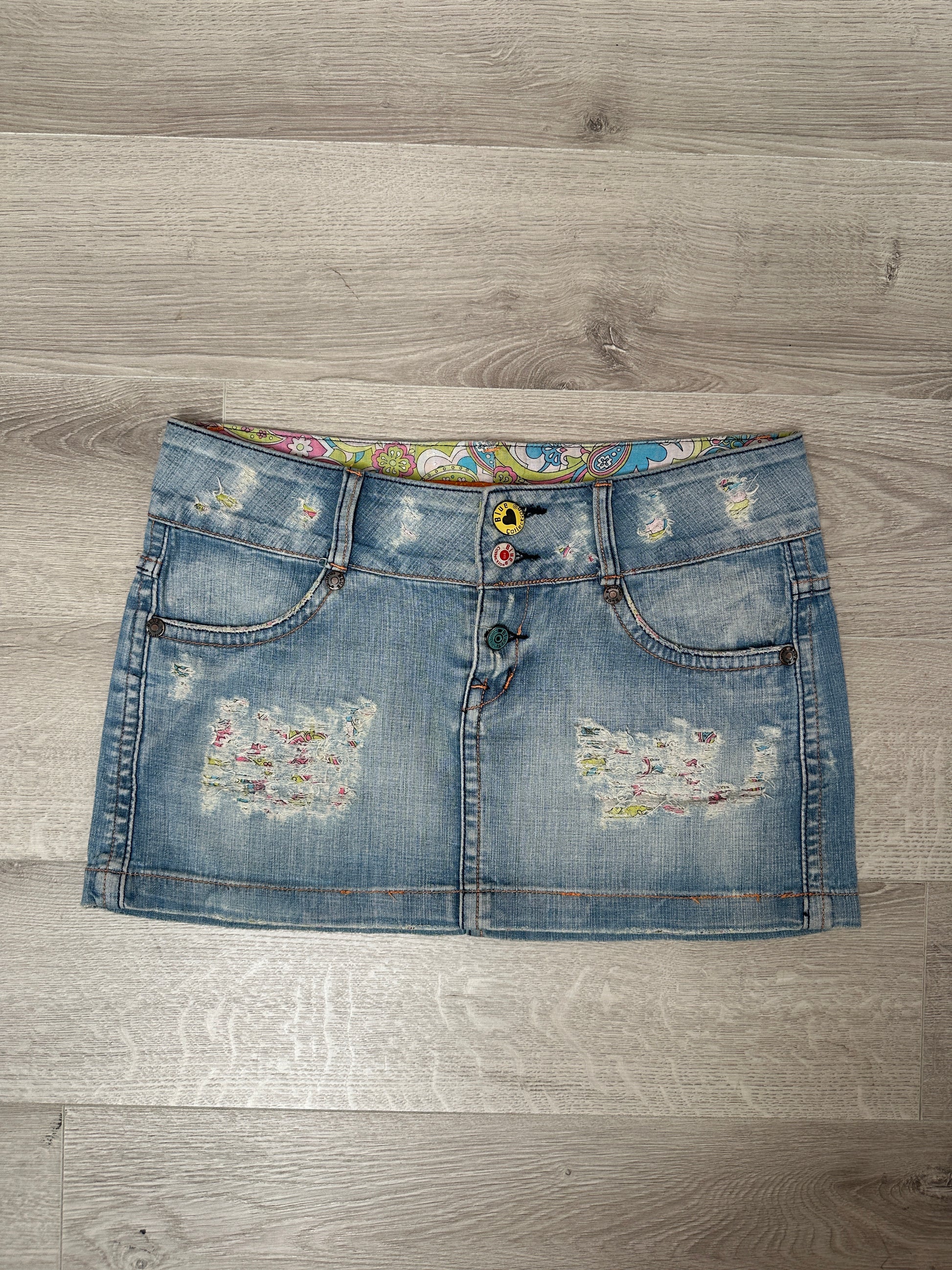 DENIM MINI SKIRT