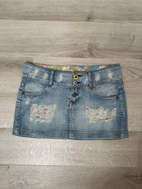 DENIM MINI SKIRT