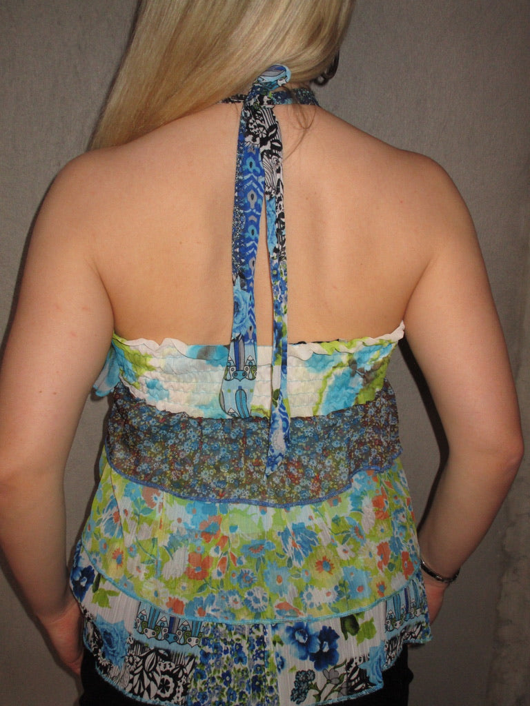 FLOWER RUFFLE TOP