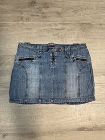 DENIM MINI SKIRT
