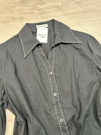 BLACK QUARTER SLEEVE SHIRT