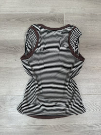 BROWN STRIPED TOP