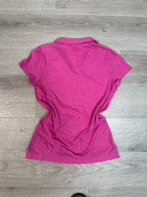 PINK TOMMY HILFIGER POLO T-SHIRT