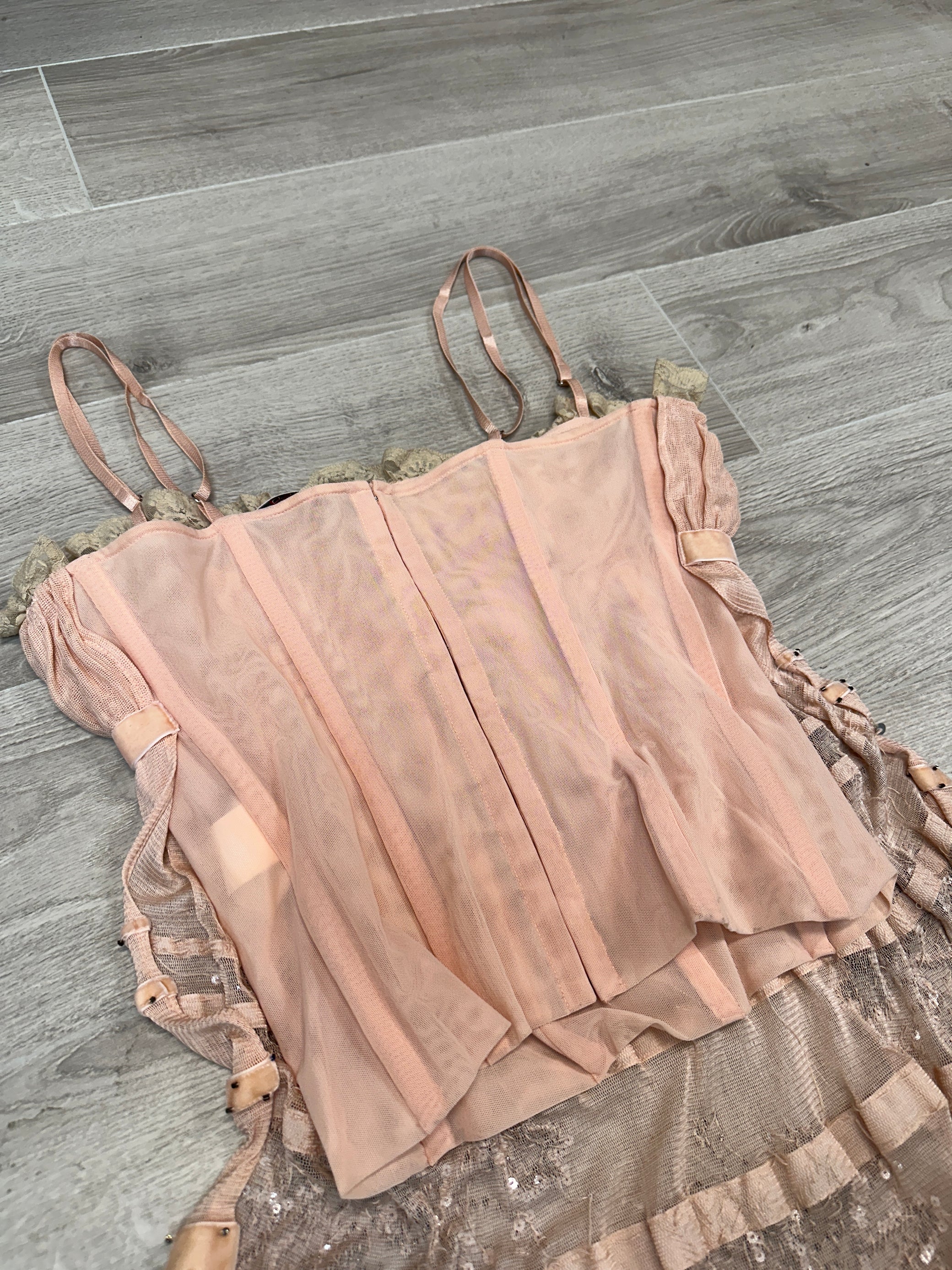 VALENTINO PINK CORSET TOP