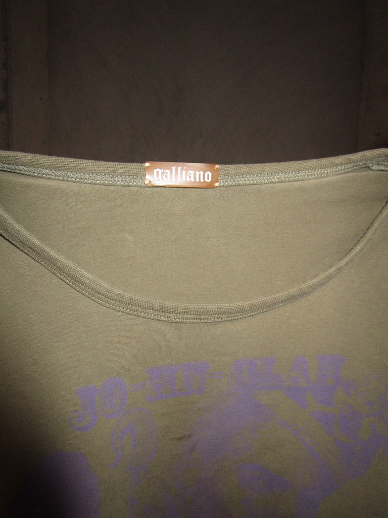 JOHN GALLIANO GREEN LONG SLEEVE