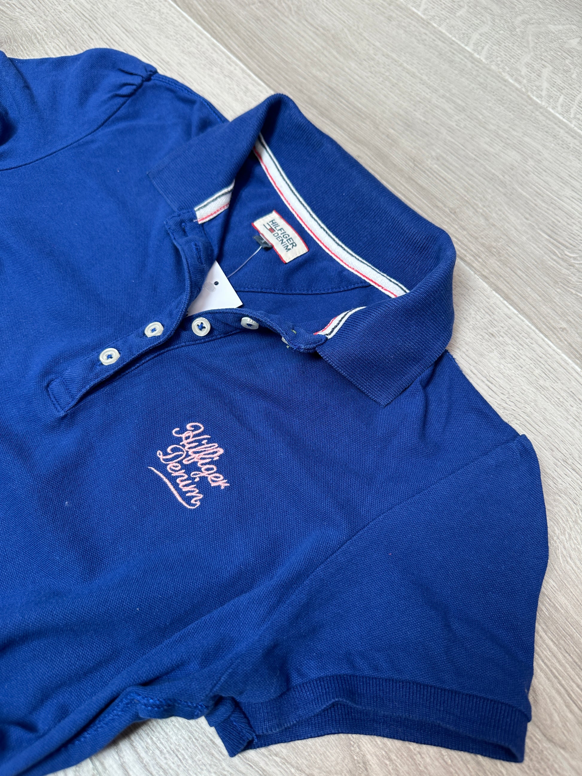 TOMMY HILFIGER BLUE POLO T-SHIRT