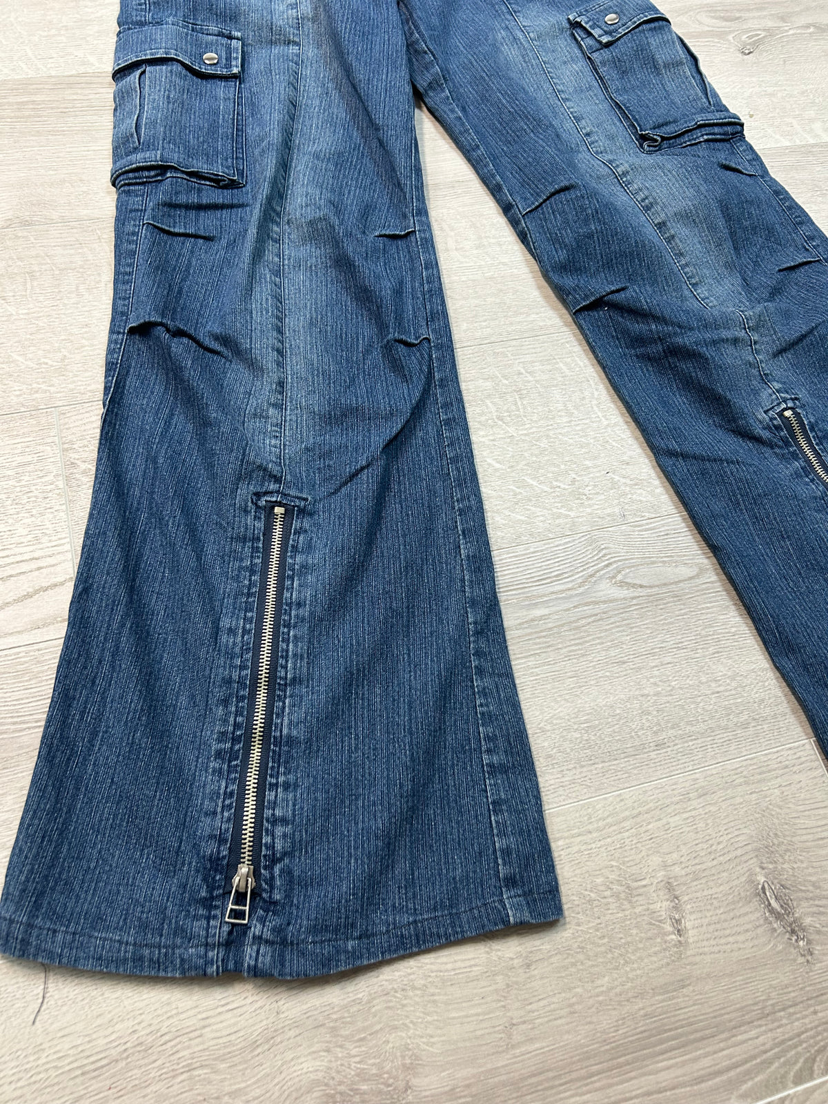 JEAN CARGO PANTS