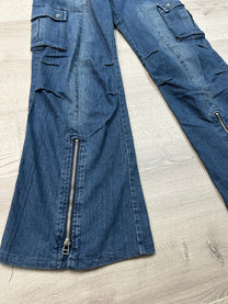 JEAN CARGO PANTS