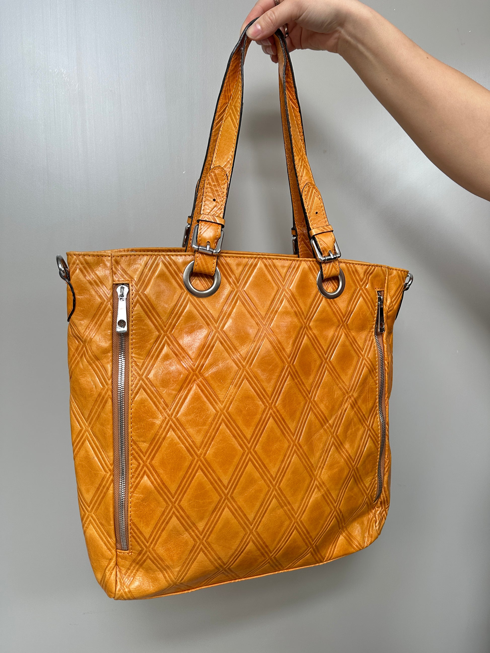 YELLOW LEATHER BAG