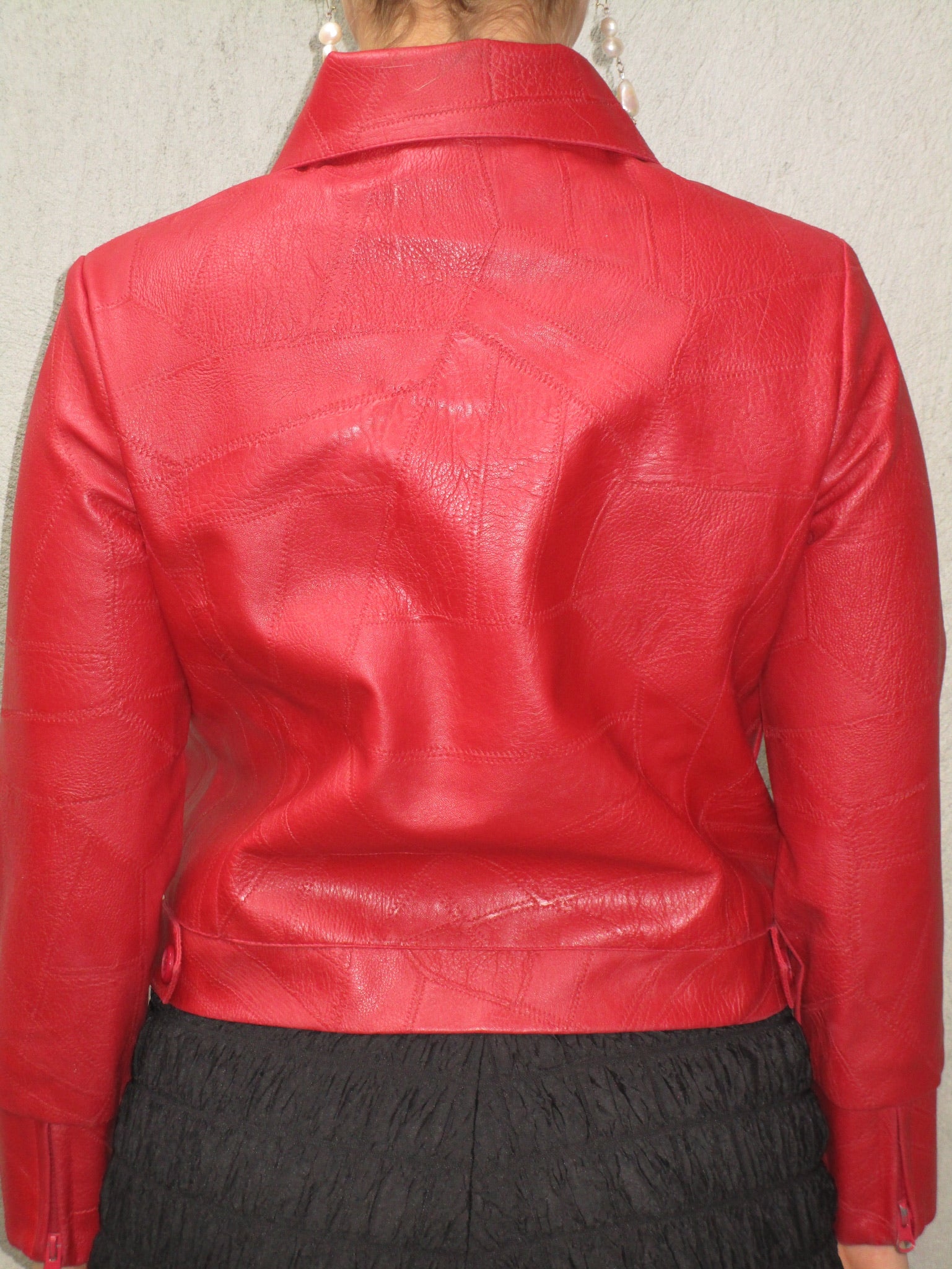 RED LEATHER JACKET