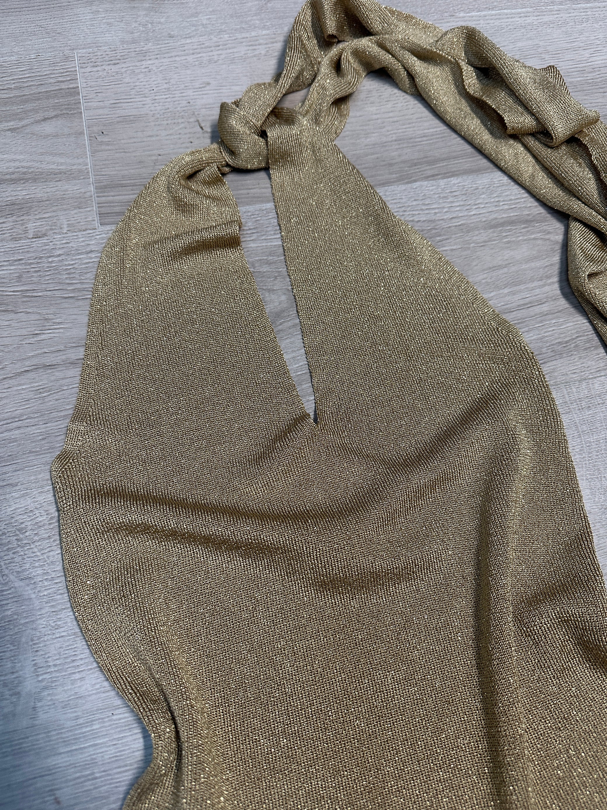 LUISA SPAGNOLI GOLD TOP