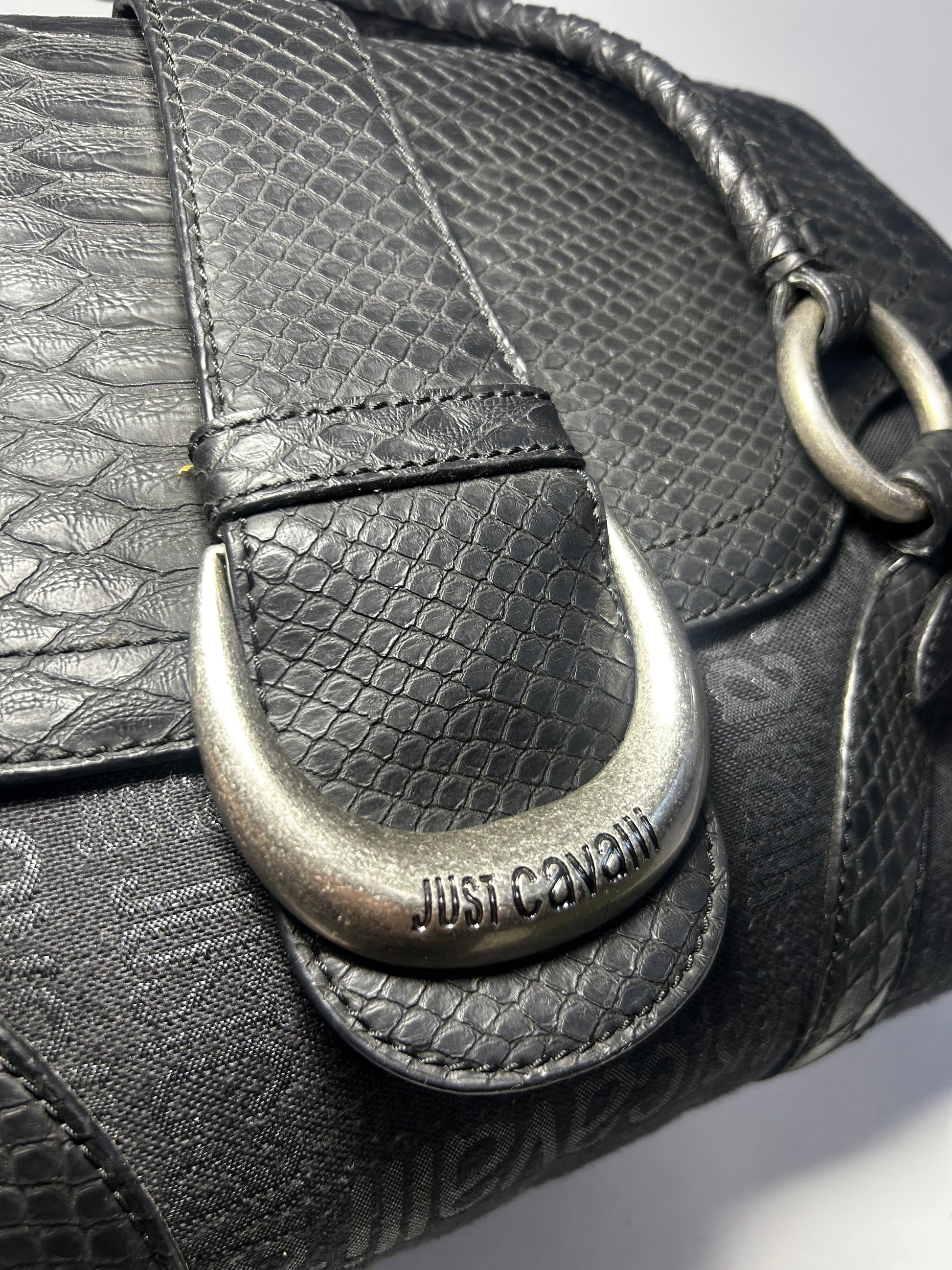 JUST CAVALLI BLACK HANDBAG