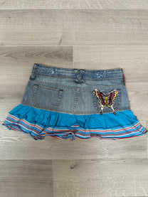 DENIM MINI SKIRT