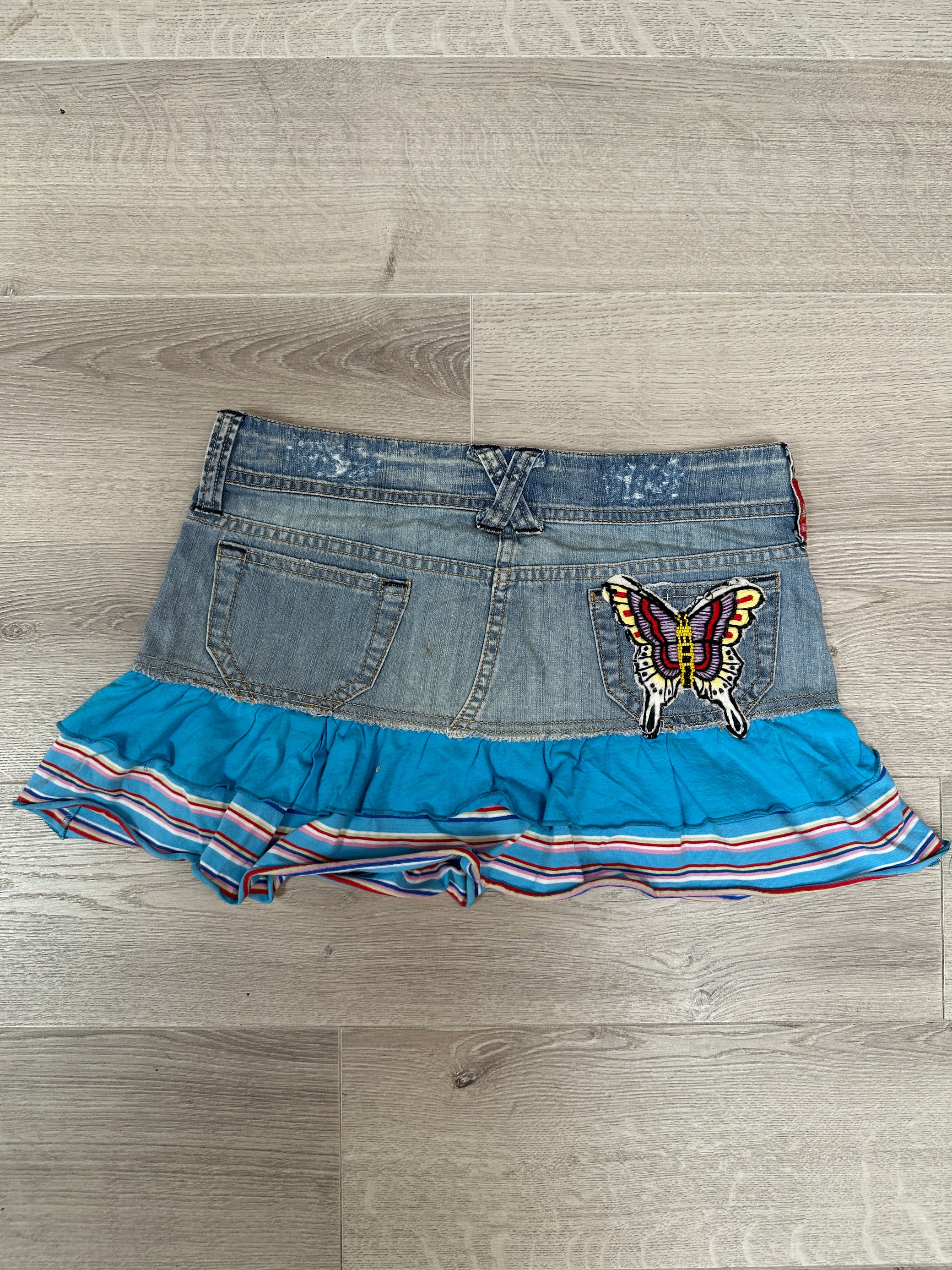 DENIM MINI SKIRT