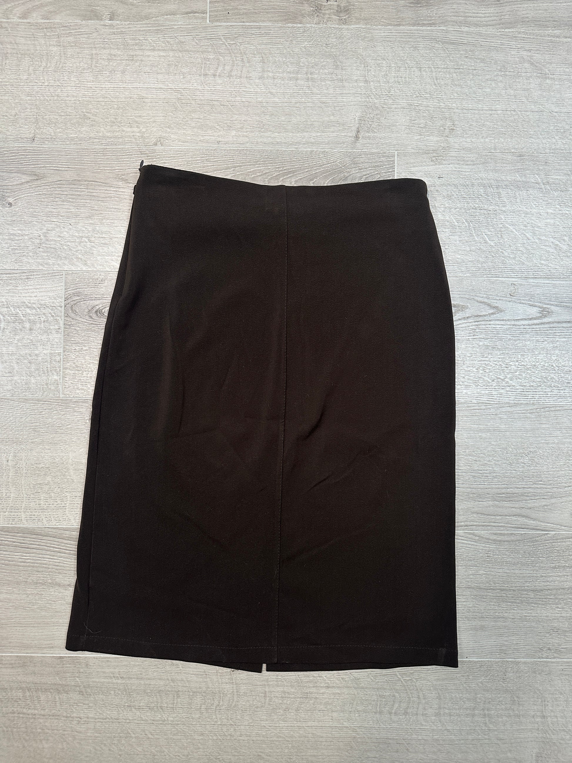 BROWN MID SKIRT