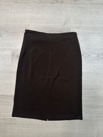 BROWN MID SKIRT