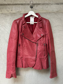 RED LEATHER JACKET