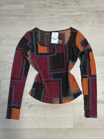 COLOURFUL GLITTER LONG SLEEVE