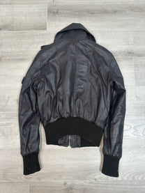 BLACK LEATHER JACKET