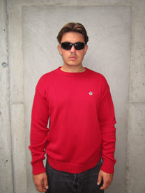 RED KNITTED SWEATER
