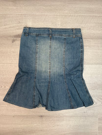 DENIM MID SKIRT