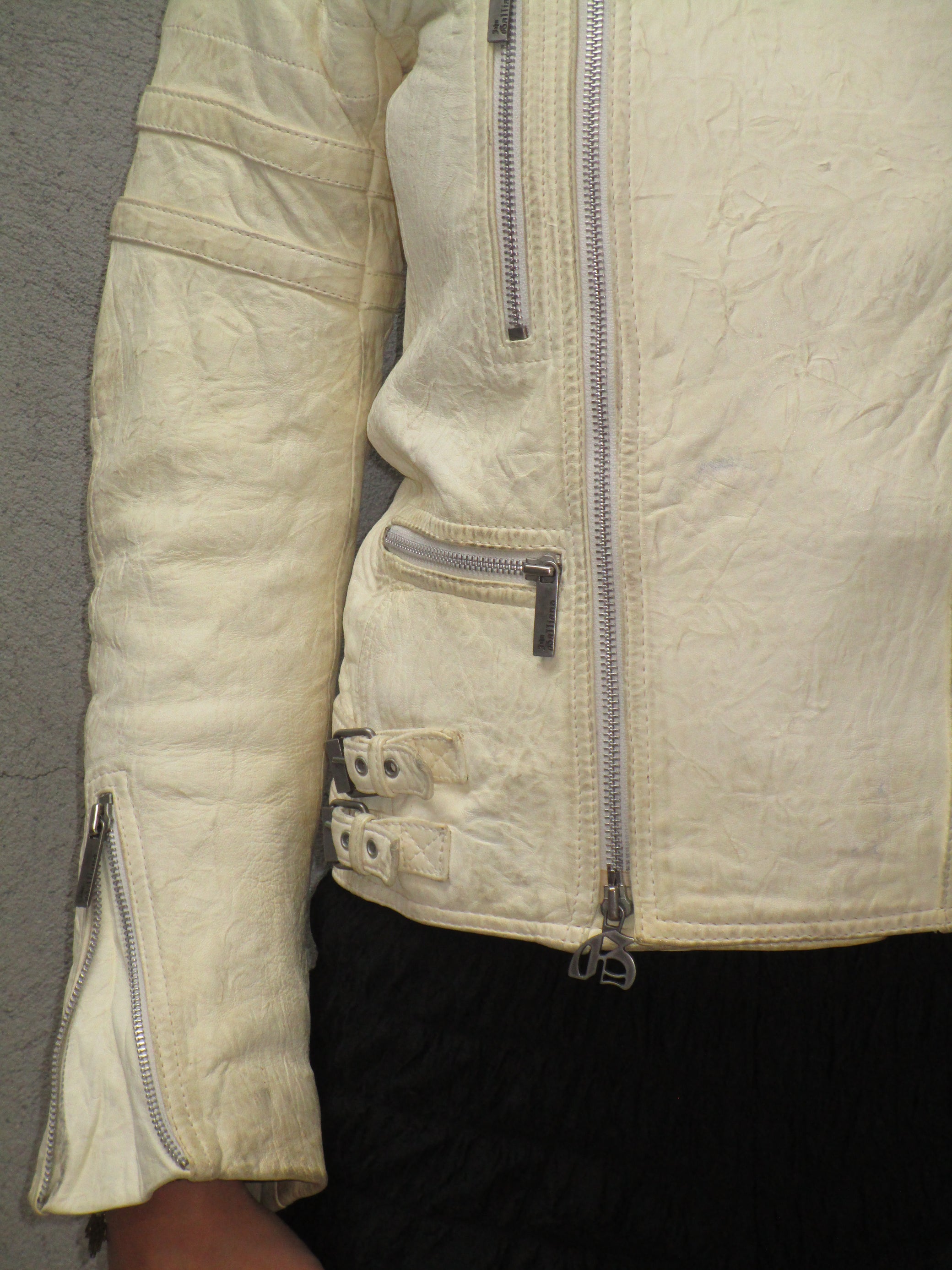 John Galliano leather jacket