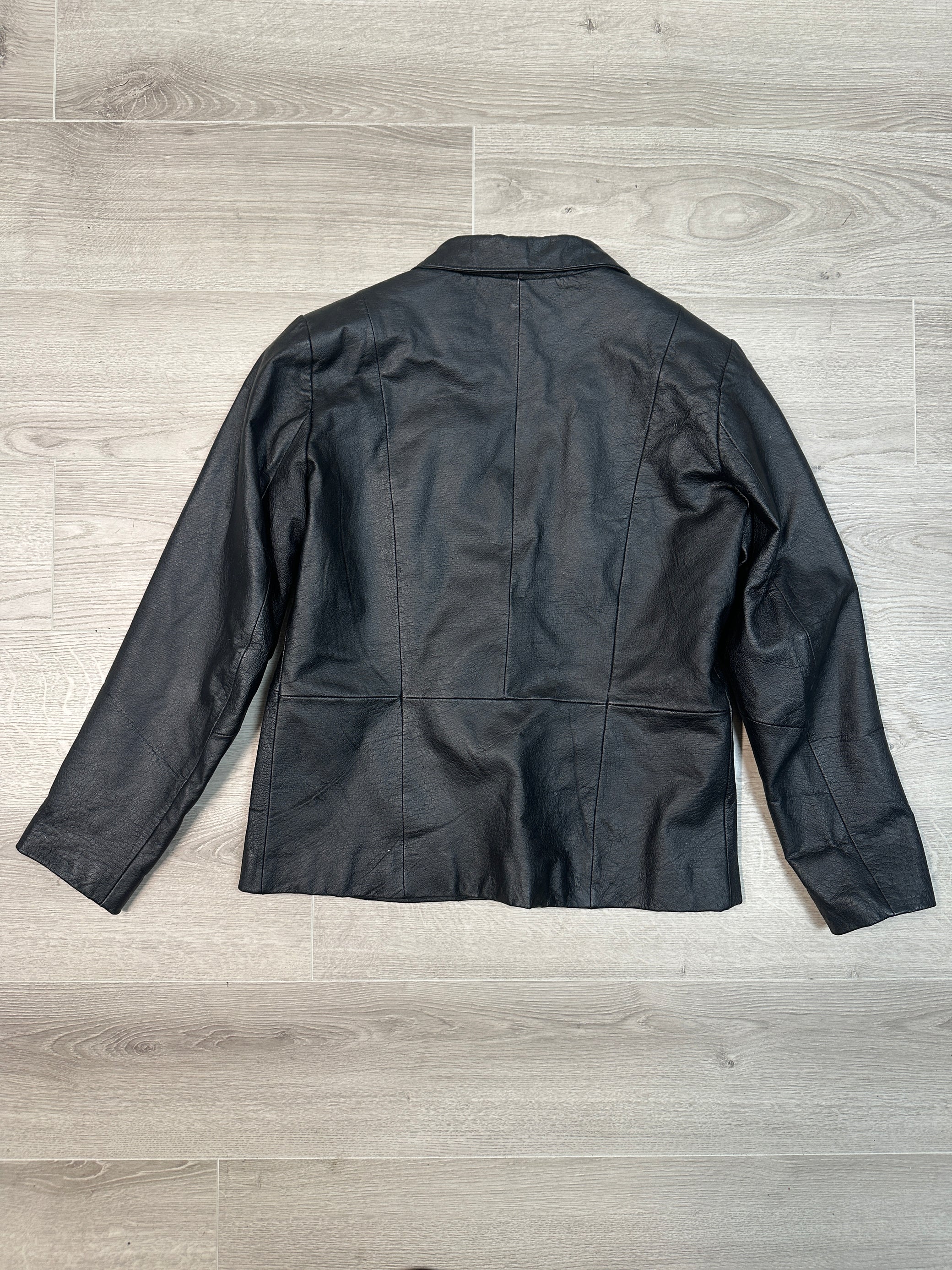 BLACK LEATHER JACKET