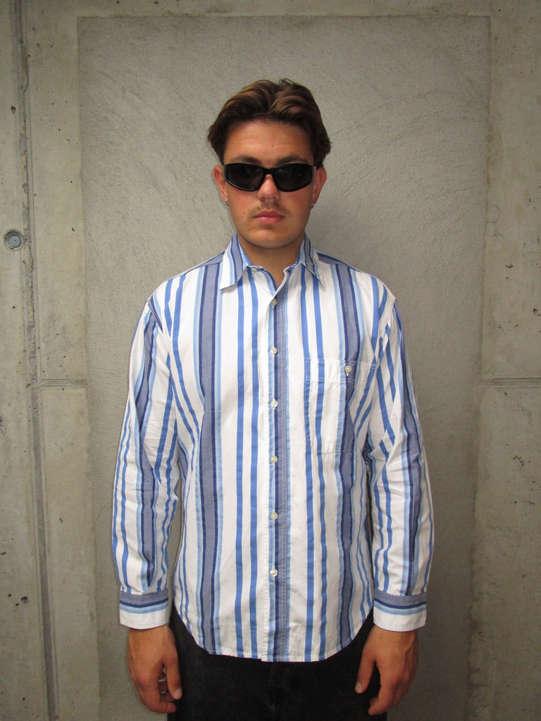 BLUE STRIPED SHIRT