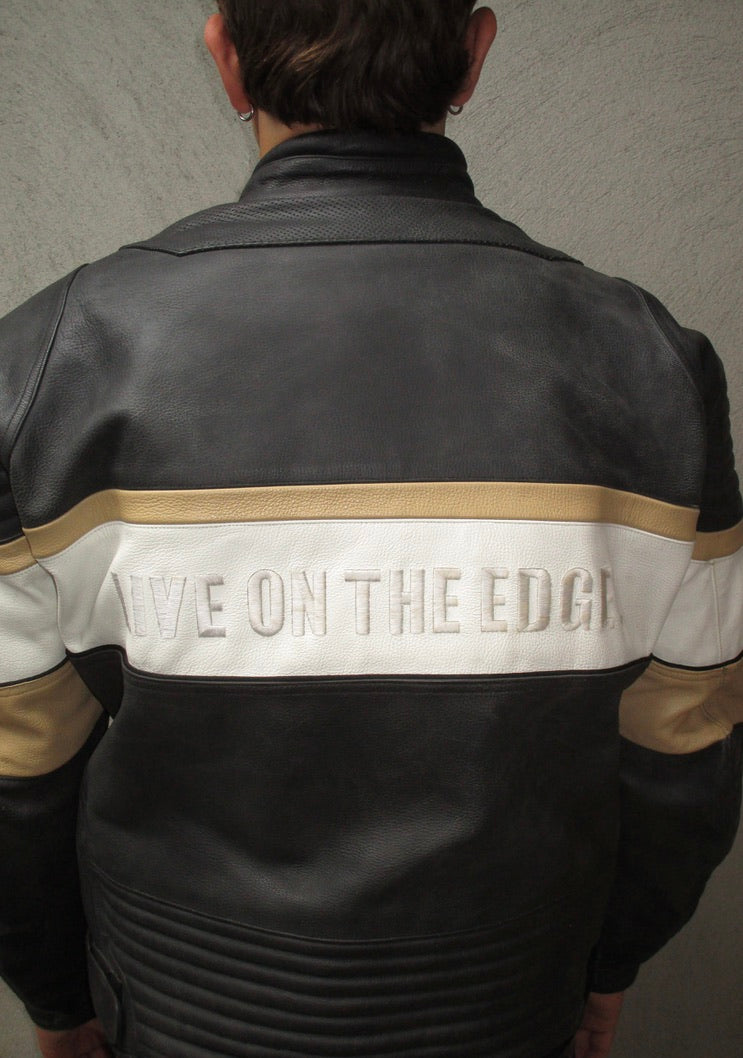LEATHER RACER JACKET