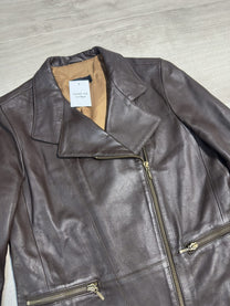 BROWN LEATHER JACKET