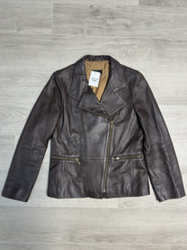 BROWN LEATHER JACKET