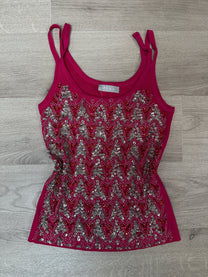 PINK SEQUIN TOP
