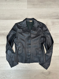 BLACK LEATHER JACKET
