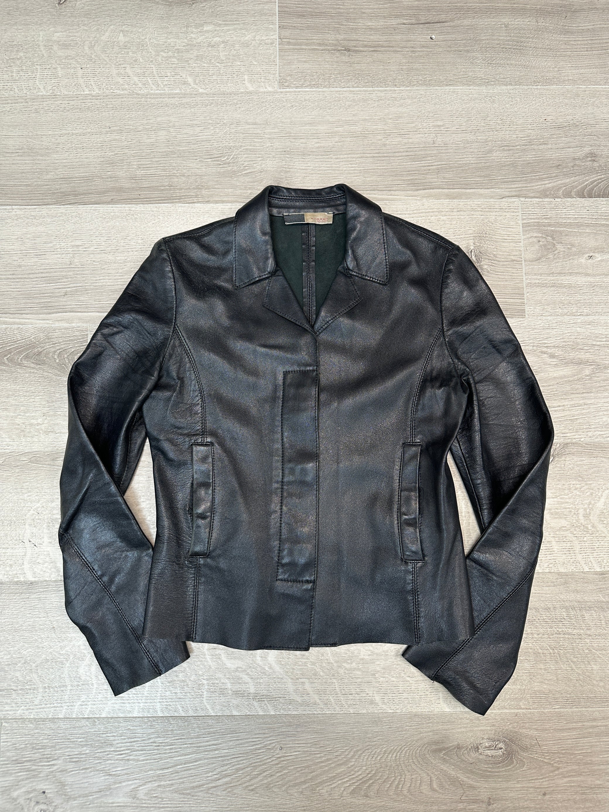 BLACK LEATHER JACKET
