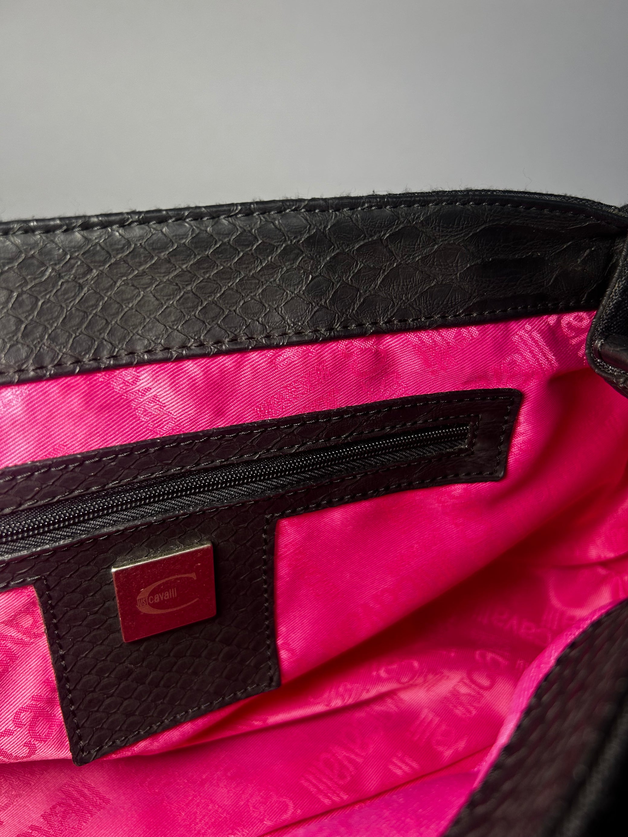 JUST CAVALLI BLACK HANDBAG